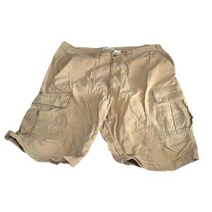 Vintage Y2K 2004 Levis Mens 44|Big & Tall| Faded Baggy Fit Cargo Shorts| Beige
